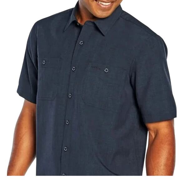 Orvis Short Sleeve Woven Shirt With UV Protection, Blue, Size XL - Picture 5 of 8